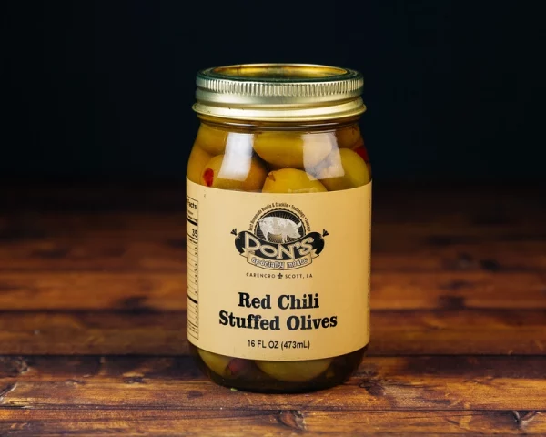 Don's Red Chili Stuffed Olives