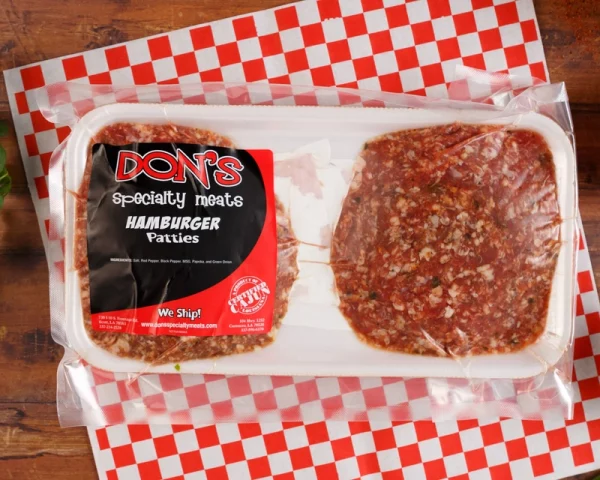 Hamburger Patties Seasoned 2 Pack