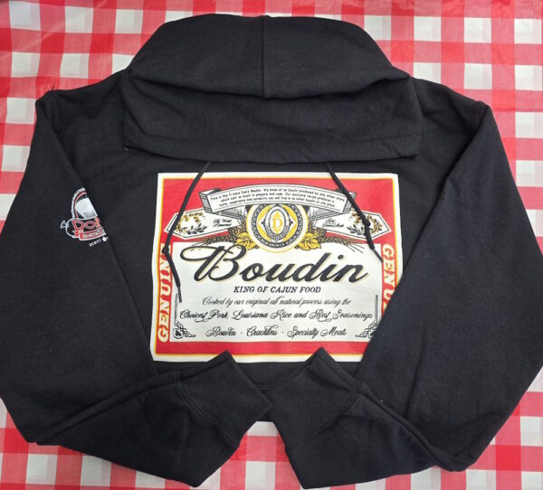 Black/Red Boudin Beer Hoodie