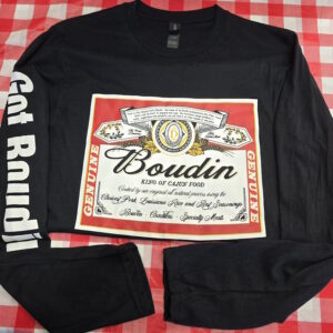 Black/Red Boudin Beer Long Sleeve
