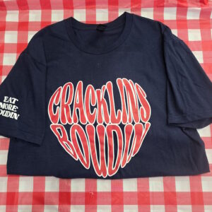 Short Sleeve Cracklin Boudin Heart