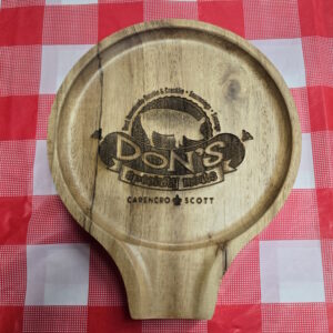 Don's Logo Wooden Spoon Rest