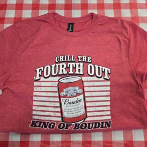 Short Sleeve Chill the Fourth Out Red
